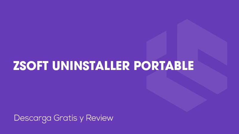ZSoft Uninstaller Portable