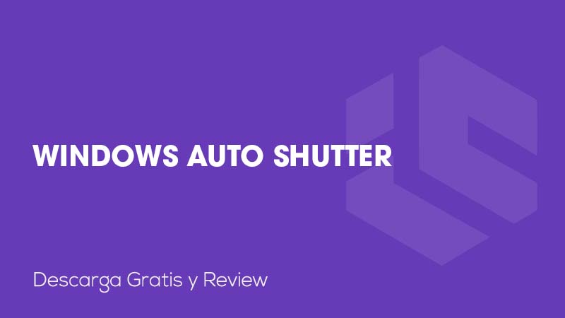 Windows Auto Shutter