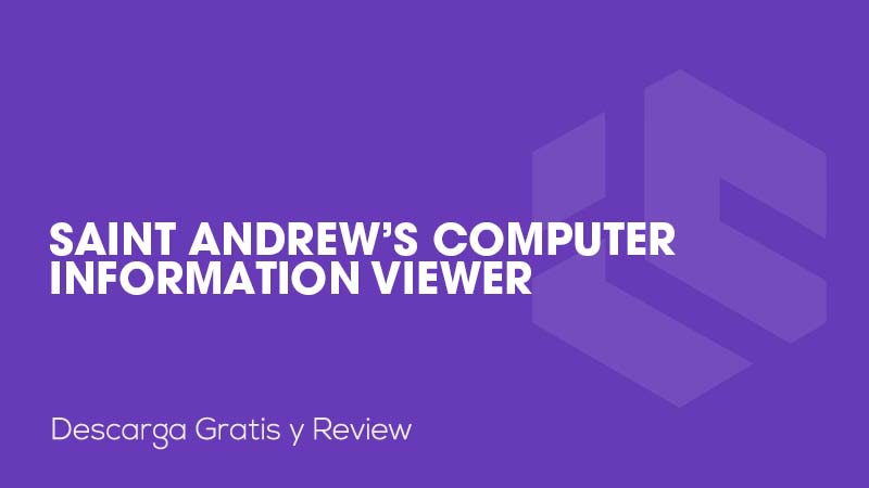 Saint Andrew's Computer Information Viewer