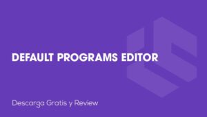 Default Programs Editor
