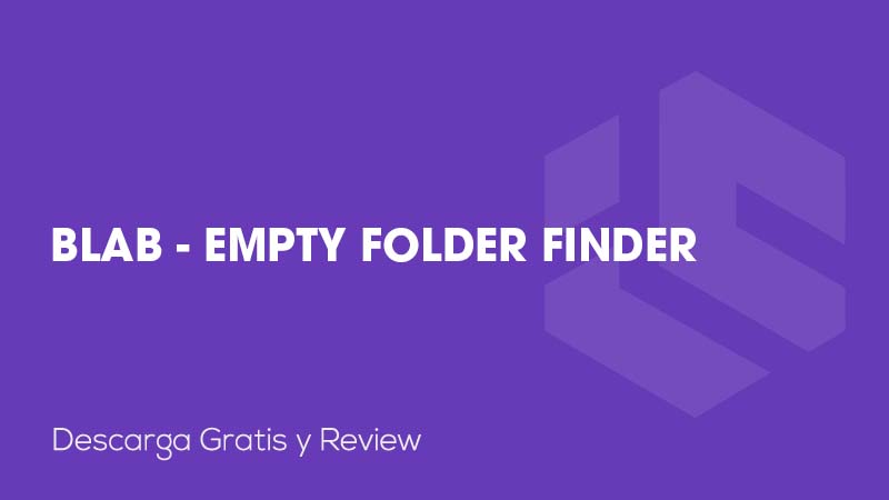 BLab - Empty Folder Finder