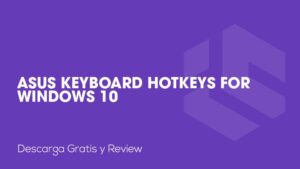 ASUS Keyboard Hotkeys for Windows 10