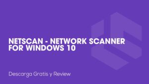 NetScan - Network Scanner for Windows 10