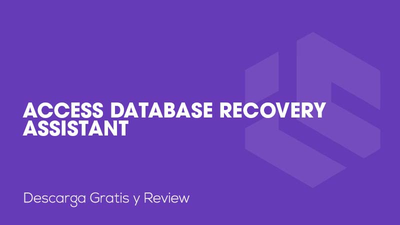 Access Database Recovery Assistant