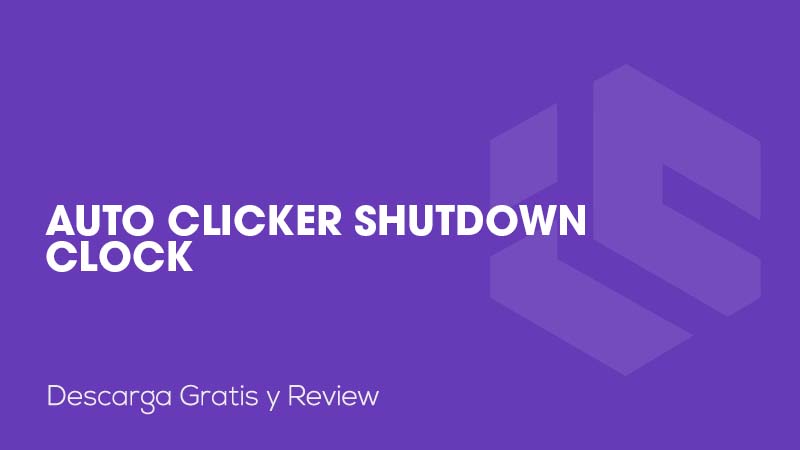 Auto Clicker Shutdown Clock