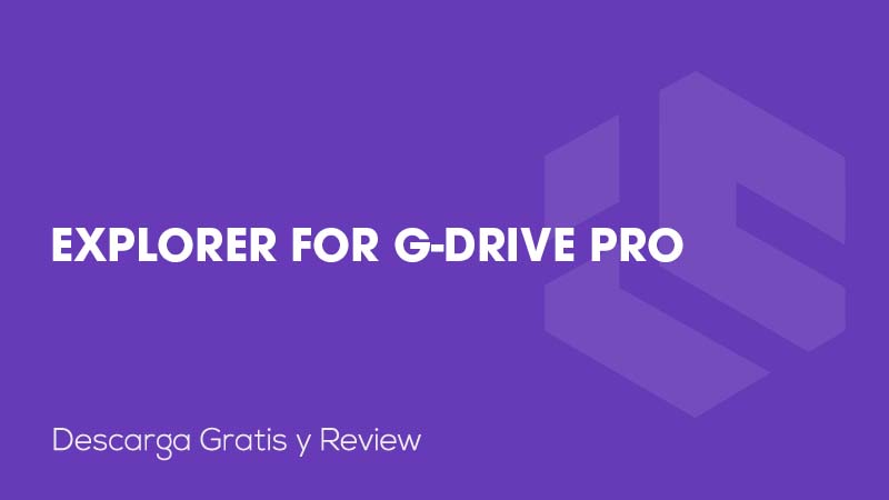 Explorer for G-Drive Pro