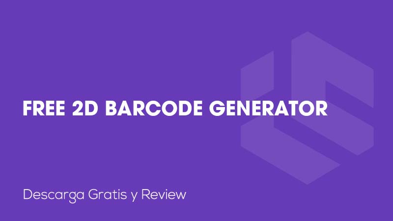 Free 2D Barcode Generator