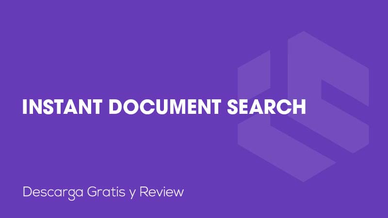 Instant Document Search