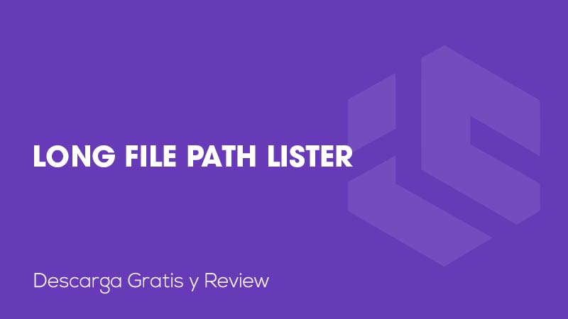 Long File Path Lister