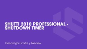 Shutti 2010 Professional - Shutdown Timer