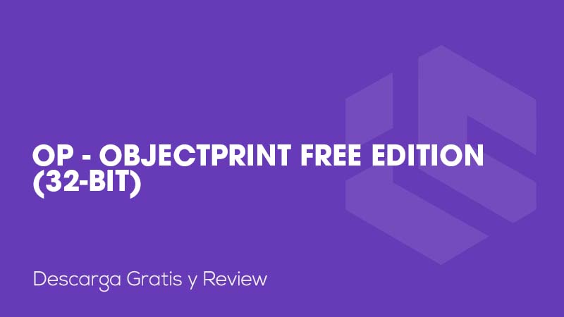 OP - ObjectPrint Free Edition (32-bit)