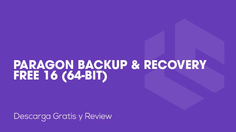 Paragon Backup & Recovery Free 16 (64-bit)