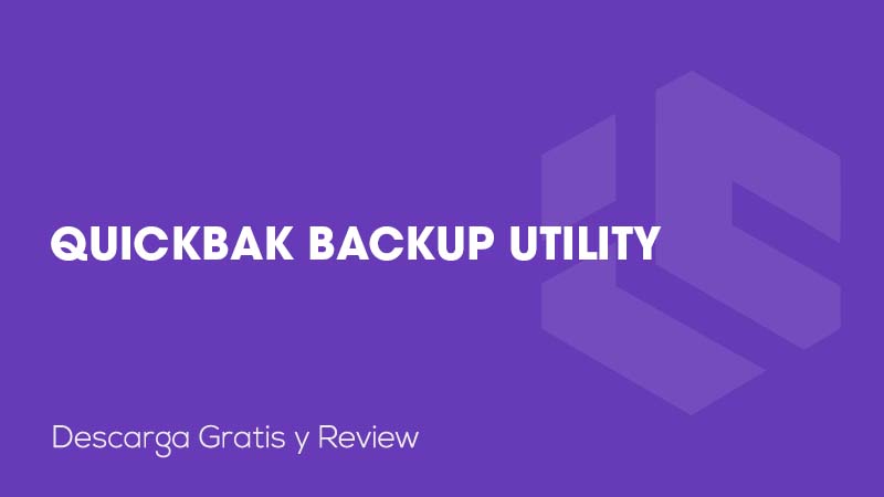 QuickBak Backup Utility