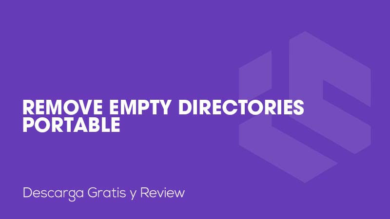 Remove Empty Directories Portable