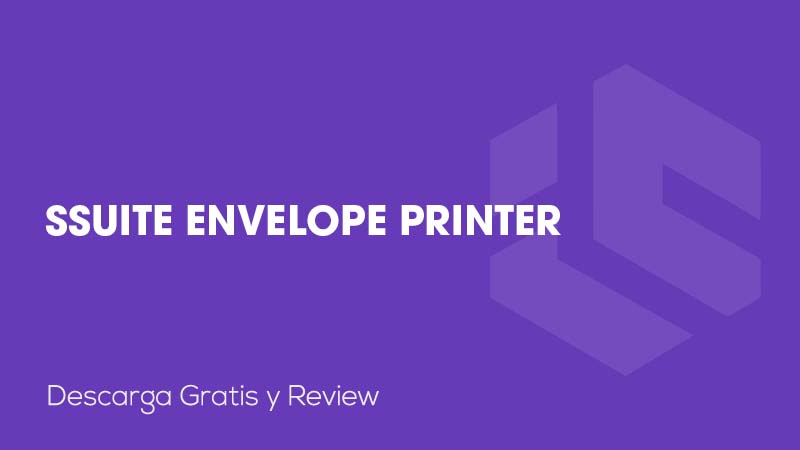 SSuite Envelope Printer