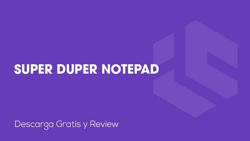 Super Duper Notepad
