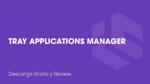 Tray Applications Manager