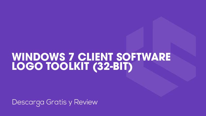 Windows 7 Client Software Logo Toolkit (32-bit)
