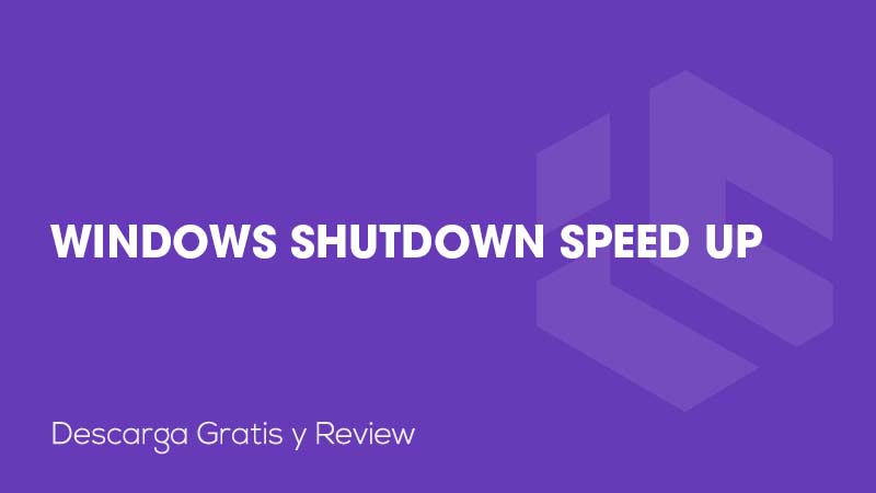 Windows Shutdown Speed Up