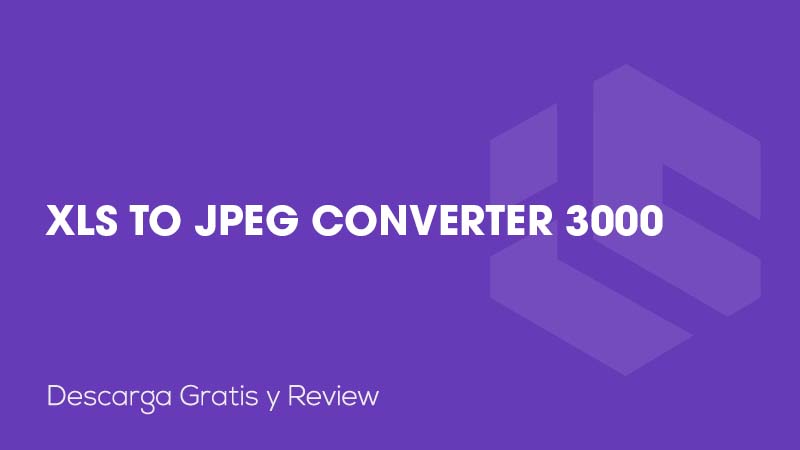 XLS to JPEG Converter 3000