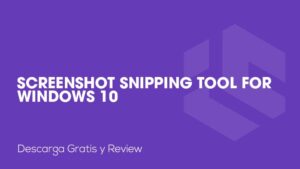 Screenshot Snipping Tool for Windows 10